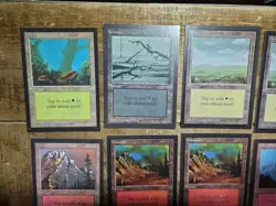 COLLECTORS' EDITION Lot 20 Cards Magic The Gathering MTG Vintage NM Crisp Land - Image 3