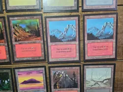 COLLECTORS' EDITION Lot 20 Cards Magic The Gathering MTG Vintage NM Crisp Land - Image 5