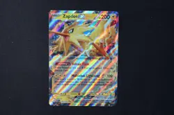 Zapdos ex 145/165 Holo Shiny Pokemon TCG Card Scarlet Violet 151 2023 NEAR MINT - Image 1