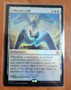 Magic MTG Valkyrie's Call FDN 0027 Foil Mythic - NM condition - Image 1