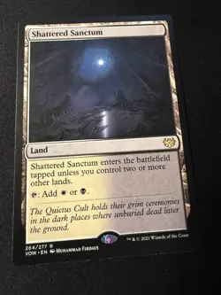 Shattered Sanctum- Crimson Vow 264/277 NM MTG - Image 1
