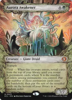 Aurora Awakener (Showcase) Lorwyn Eclipsed Normal NM 323 - Image 1