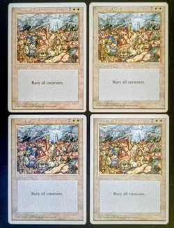 MTG | 4 x Wrath Of God | Fourth Edition | Magic The Gathering | Playset - Image 1