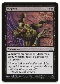 Megrim #157 (NM) 10th Edition 10E Magic MTG - Image 1