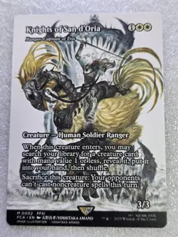 (regular) Knights of San d'Oria - (Showcase) (FCA 0002) FINAL FANTASY Mtg NM - Image 1