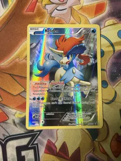 Keldeo XY118 Full Art Black Star Promo 118 Pokemon Card NM - Image 1