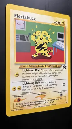 Electabuzz 46/53 NM/Almost Mint WotC Black Star Promo Pokemon TCG Regular - Image 2
