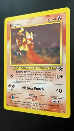 Magmar 44/53 NM/Almost Mint Wotc Black Star Promo Pokemon TCG Regular - Image 3