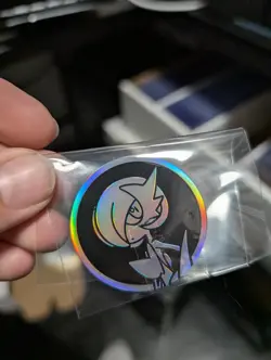 Pokemon TCG Gardevoir Shiny Silver Holo MEGA EVOLUTION Mini Coin - Image 1