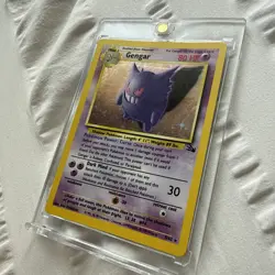Pokemon TCG - Gengar 5/62 Fossil Holo Rare WOTC Unlimited 1999 (LP) - Image 2