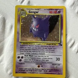 Pokemon TCG - Gengar 5/62 Fossil Holo Rare WOTC Unlimited 1999 (LP) - Image 5
