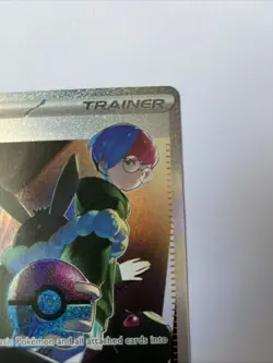 Pokemon TCG Penny Paldean Fates Trainer Holo Card 239/091 - Image 3