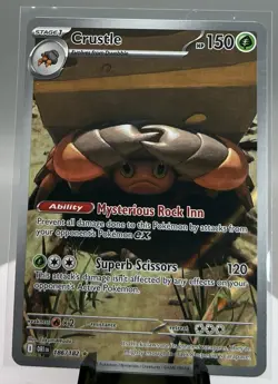 Crustle 186/182 Holo - NM - Pokemon TCG SV10 Destined Rivals Illustration Rare - Image 1