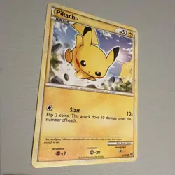 Pikachu 61/90 Non-Holo Common - Pokemon TCG HGSS Undaunted - NM ‼ CLEAN - Image 1