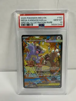 Pokemon Mega Kangaskhan EX Mega Evolution 182/132 PSA 10 Gem Mint - Image 1