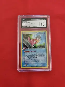 GEM MINT Pokemon: Slowking #28/113 Rev Holo EX Delta Species 2005 STAMPED - CGC - Image 1