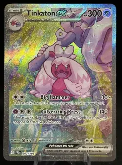 Pokemon Tinkaton ex 262/193 SV02 Paldea Evolved Special Illustration Rare Holo - Image 1