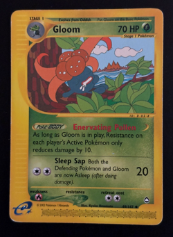 Pokemon GLOOM, 70 HP, Stage 1, 49/147, 2002, NON Holo, very good condition - Image 1