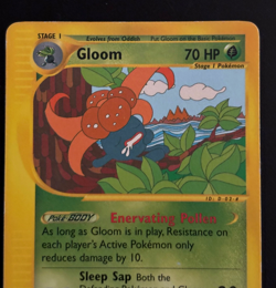 Pokemon GLOOM, 70 HP, Stage 1, 49/147, 2002, NON Holo, very good condition - Image 5