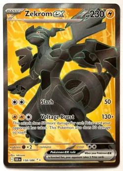 Zekrom ex 158/086 - Pokemon TCG - Black Bolt Ultra Rare Holo - Image 1