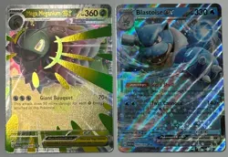 Custom Listing Mega Meganium ex 010/217 and Blastoise ex 009/165 - Pokemon TCG - Image 1
