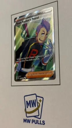 Pokemon Team Rocket's Petrel 226/182 Sv10: Destined Rivals Full Art Holo - Image 2