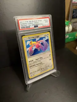 2017 POKEMON SM BLACK STAR PROMO #SM82 SHINING LUGIA-HOLO PSA 9 - Image 4