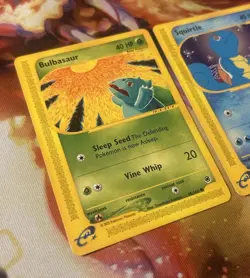 Pokemon TCG Expedition Bulbasaur 95/165 & Squirtle 132/165 Excellent Condition - Image 4