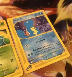 Pokemon TCG Expedition Bulbasaur 95/165 & Squirtle 132/165 Excellent Condition - Image 5