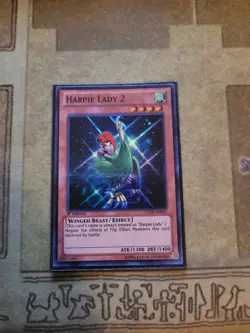 YUGIOH HARPIE LADY 2 LCJW-EN091 SUPER 1ST ED NM - Image 1
