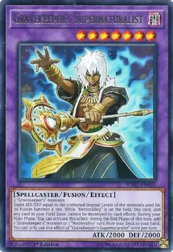 Gravekeeper's Supernaturalist - SOFU-EN035 - Rare - 1st Ed YuGiOh NM - Image 1