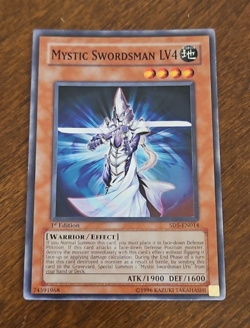 YuGiOh - Mystic Swordsman LV4 (1st Ed.) #SD5-EN014 - Common - Lightly Played - Image 1