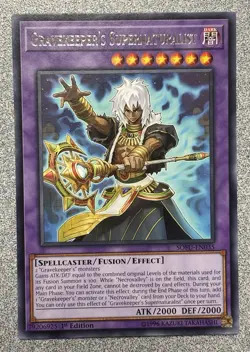 Gravekeeper's Supernaturalist SOFU-EN035 Soul Fusion Rare 1st Edition NM - Image 1