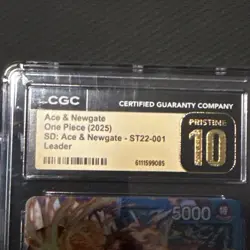 One Piece Ace & Newgate ST22-001 Starter Deck 22 CGC PRISTINE 10 ! - Image 2