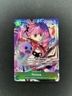 One Piece Perona OP12-034 Legacy of the Master Alt Art Nm - Image 1