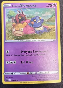 Galarian Slowpoke Promo SWSH: Sword & Shield Promo Cards SWSH126 LP Pokemon Card - Image 1