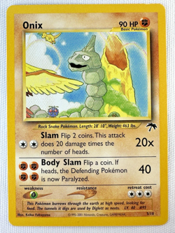 Pokemon Onix Southern Islands Promo Regular Card 03/18 Near Mint NM - Image 1