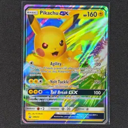 Pikachu GX - SM232 - Black Star Promo Holo - Pokemon Card - NM/M - Image 1