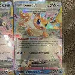 Pokemon TCG Eeveeloutions EX Double Rare Holo Prismatic Evolutions Card Lot - Image 3