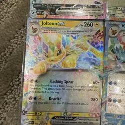 Pokemon TCG Eeveeloutions EX Double Rare Holo Prismatic Evolutions Card Lot - Image 4