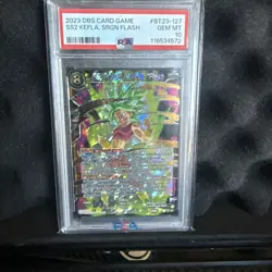 SS2 Kefla, Surging Flash BT23-127 SPR Dragon Ball Super Card Game English PSA 10 - Image 1