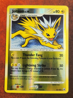 Pokemon Card TCG Jolteon 23/100 Majestic Dawn Series 2008 Reverse Holo Vintage - Image 1