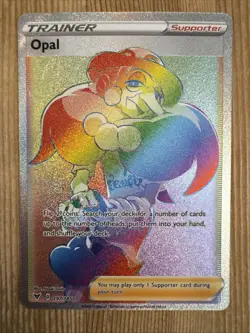 Opal - 197/185 - Pokemon Vivid Voltage Sword & Shield Secret Rare Card NM - Image 1