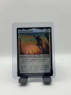 MTG, Inspiring Leader FOIL 28 Battle for Baldur's Gate Foil - Image 1
