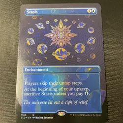 Stasis (Borderless) -Foil MTG Secret Lair 1103 - Image 1