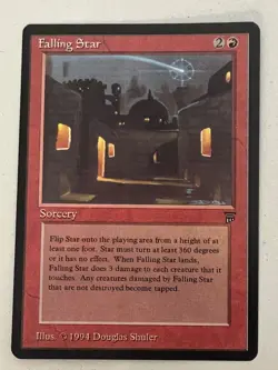 Magic the Gathering MTG Legends Falling Star NM (Beta Bob) - Image 1