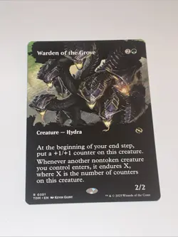 MTG - Warden of the Grove - Borderless - TDM 0351 - Tarkir: Dragonstorm - Rare - Image 1