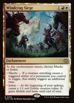 Windcrag Siege - Foil NM, English MTG Dragonstorm: Main Set - Image 1