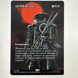 MTG All Will Be One - Borderless, NM-Mint, English Teenage Mutant Ninja Turtles - Image 1