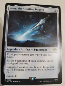 MTG STING, THE GLINTING DAGGER EX-MINT FREE SHIP!!! - Image 1